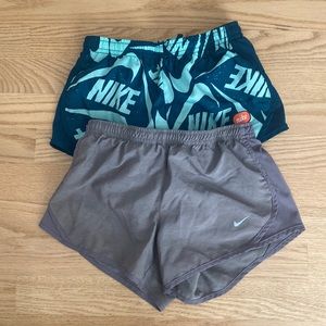 2 girls Nike Dri-fit shorts size small